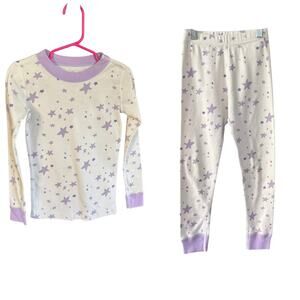 Hanna Andersson Moon and Back Girls 2 pc Pajamas Size 110 5 Play Condition